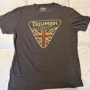 Triumph Motorcycles vintage t shirt. Lucky brand